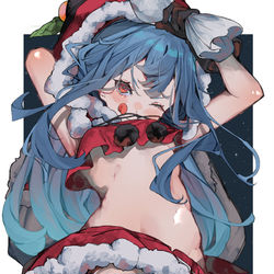 This is a pixiv picture whose title is メリクリ.