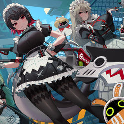 This is a pixiv picture whose title is Victoria Housekeeping Assemble!.