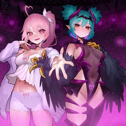 This is a pixiv picture whose title is 冥界ライブ.