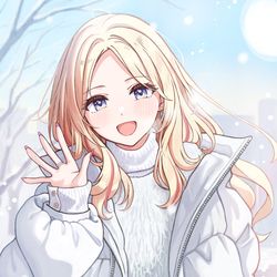 This is a pixiv picture whose title is 待ち合わせ星南.