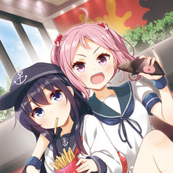 This is a pixiv picture whose title is パイうまー.