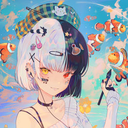This is a pixiv picture whose title is お絵描きしましょう！.