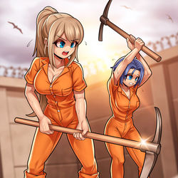 This is a pixiv picture whose title is Forced Labor [Commission].