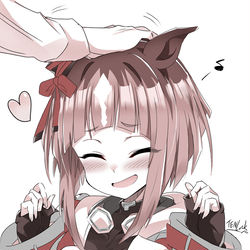This is a pixiv picture whose title is トランちゃんいい子いい子.
