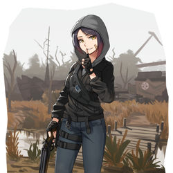 This is a pixiv picture whose title is STALKER 2 - Bandits.