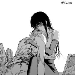 This is a pixiv picture whose title is hug.