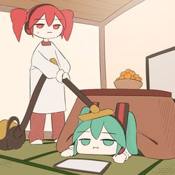 This is a pixiv picture whose title is 大掃除.