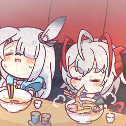 This is a pixiv picture whose title is 年越しラーメン🍜.