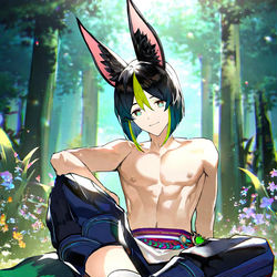 This is a pixiv picture whose title is ティナリ生誕祭2024.