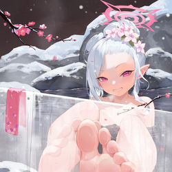 This is a pixiv picture whose title is 睦睦的月.