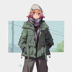 This is a pixiv picture whose title is Winter gender❄️.