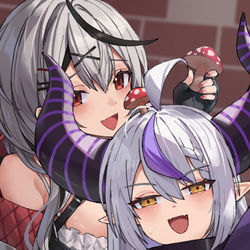 This is a pixiv picture whose title is ラプクロも忘れないで.