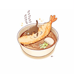 This is a pixiv picture whose title is 年越しそば.