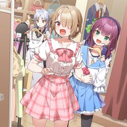 This is a pixiv picture whose title is こういう服も似合うんじゃない？.
