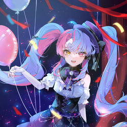 This is a pixiv picture whose title is ロココ @ C105衣装🎈💙❤️.