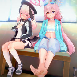 This is a pixiv picture whose title is 【配布】体育课间 Short break in PE.