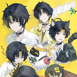 This is a pixiv picture whose title is 浅羽悠真2.