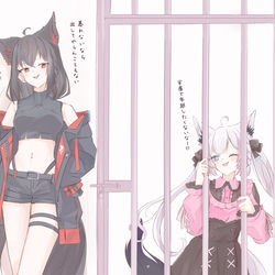 This is a pixiv picture whose title is 大晦日の脱獄…!?.