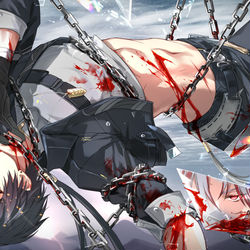 This is a pixiv picture whose title is 漂泊者.