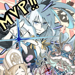 This is a pixiv picture whose title is 年末お疲レイド🔔.