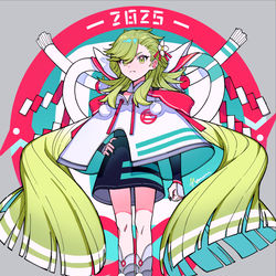 This is a pixiv picture whose title is 行く年来る年.