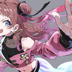 This is a pixiv picture whose title is 花海咲季.