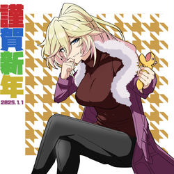 This is a pixiv picture whose title is お正月.