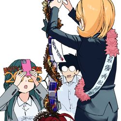 This is a pixiv picture whose title is Happy New Year.