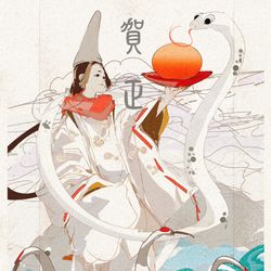 This is a pixiv picture whose title is 2025.