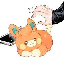 This is a pixiv picture whose title is ポケモンと人間の漫画と絵.