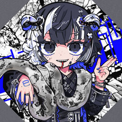 This is a pixiv picture whose title is 巳.