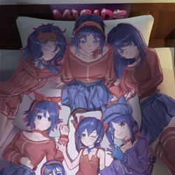 This is a pixiv picture whose title is MiSide 誰が来たか見てみろ.