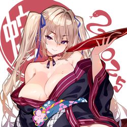 This is a pixiv picture whose title is 🎍🐍🎍.