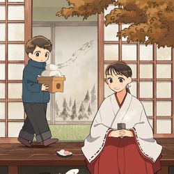 This is a pixiv picture whose title is 2025年謹賀新年.