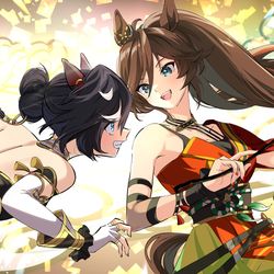 This is a pixiv picture whose title is 謹賀新年.