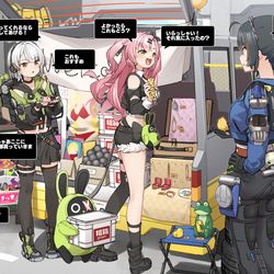 This is a pixiv picture whose title is 邪兎屋の副業.