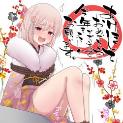 This is a pixiv picture whose title is あけましておめでとうございます🌸.
