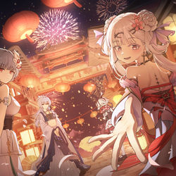 This is a pixiv picture whose title is 新年.