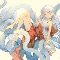 This is a pixiv picture whose title is 🐍.