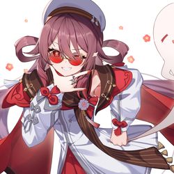 This is a pixiv picture whose title is 胡桃😍.