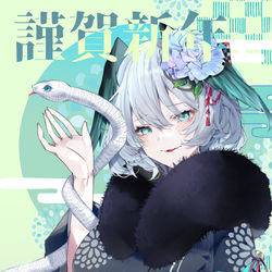 This is a pixiv picture whose title is 謹賀新年２０２５.