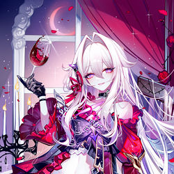 This is a pixiv picture whose title is 酒杯🌜.