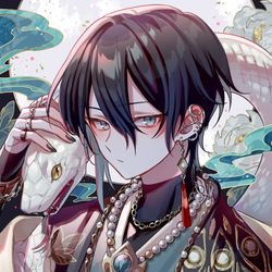 This is a pixiv picture whose title is 2025.