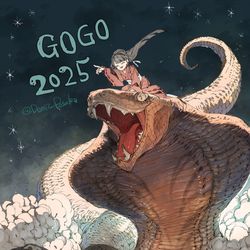 This is a pixiv picture whose title is GOGO大蛇.
