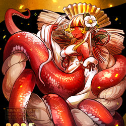 This is a pixiv picture whose title is 2025新年🐍.