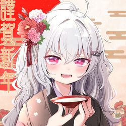 This is a pixiv picture whose title is あけましておめでとうございます.