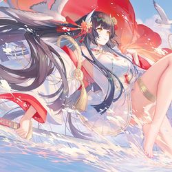 This is a pixiv picture whose title is -比叡-.
