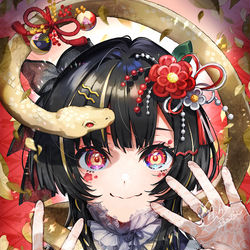 This is a pixiv picture whose title is 2025.
