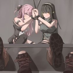 This is a pixiv picture whose title is 姐妹情深.