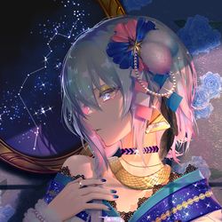 This is a pixiv picture whose title is うみへび座.